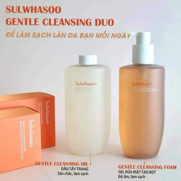 Sulwhasoo Gentle Cleansing Foam 200ml & Gentle Cleansing Oil 200ml/Anti-Aging - Picture 2 of 3